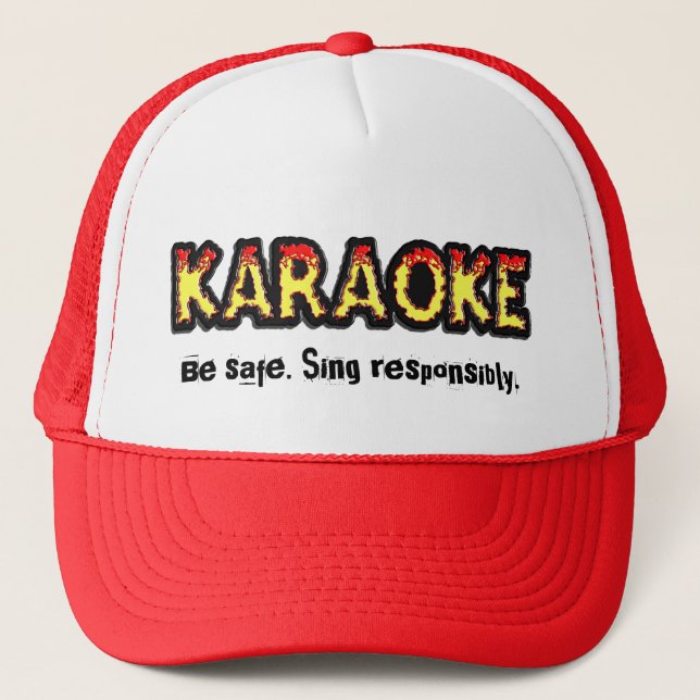 Danger de karaoke - casquette #2 (Devant)