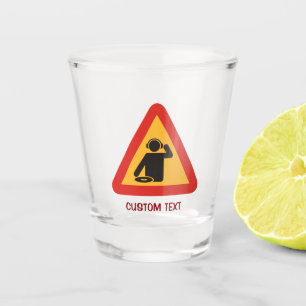 Danger DJs at Work Shot Glass