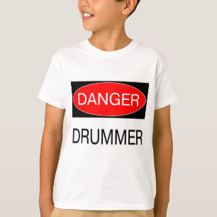 Danger - Drummer Funny Musicien T-Shirt Mug Apron