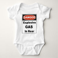 Danger Explosive Gas In Rear