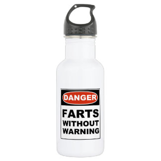 Danger Farts Without Warning 532 Ml Water Bottle