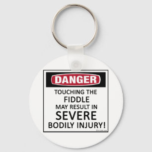 Danger Fiddle Keychain