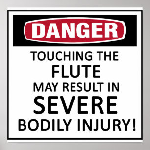 Danger Flute Poster