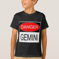 Danger - Gémeaux T-Shirt Drôle D'Astrologie Chapea