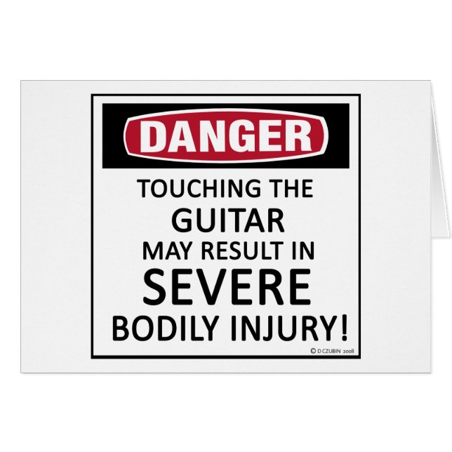Danger Guitar (Front Horizontal)