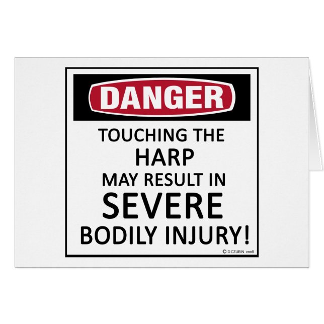 Danger Harp (Front Horizontal)
