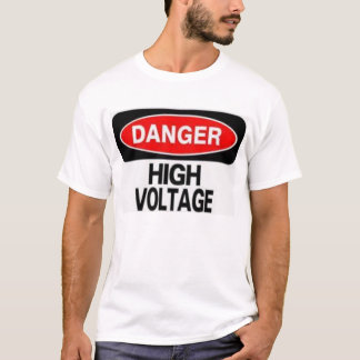 DANGER HIGH VOLTAGE ELECTRICIAN ELECTRICAL T-SHIRT