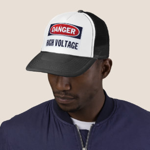 Danger High Voltage Trucker Hat