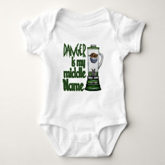Danger Is My Middle Name Baby Bodysuit