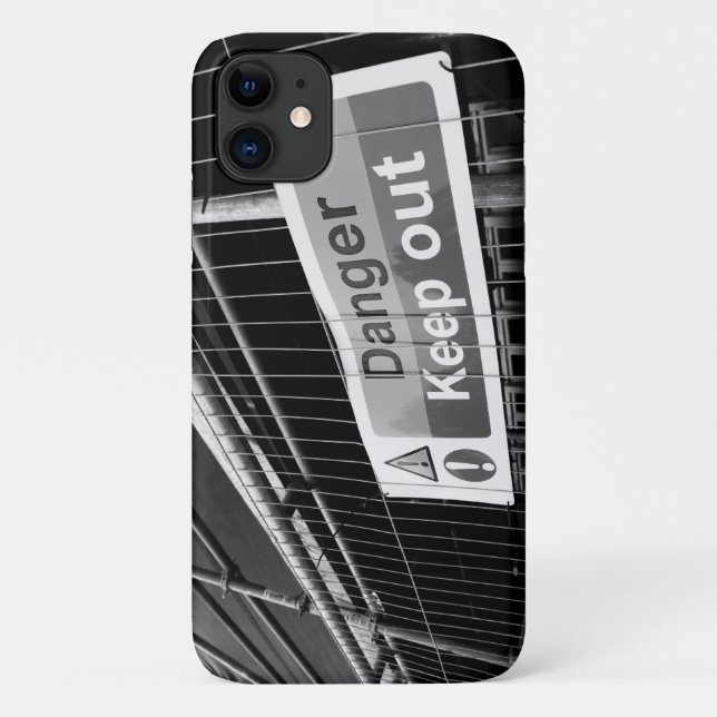 Danger Keep Out sign Case-Mate iPhone Case (Back)