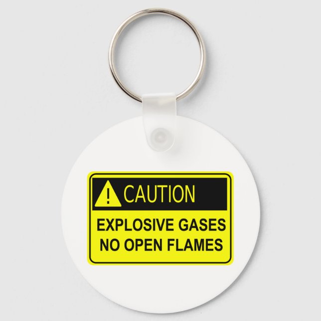 Danger! Keychain (Front)