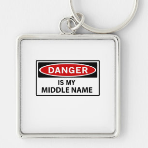 Danger Keychain