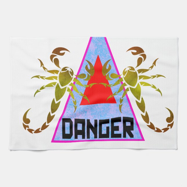 Danger Kitchen Towel (Horizontal)