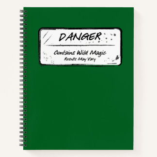 Danger : La magie sauvage peut varier Carnet