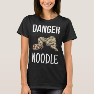 Danger Noodle  Herpetologist Ophidian Snake T-Shirt