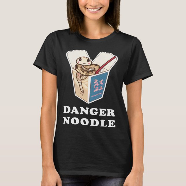 Danger Noodle Snake Kids Snakes Meme  Ball Python T-Shirt (Front)
