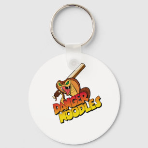 Danger Noodles Softball Bag Keychain