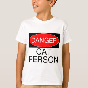 Danger - Personne à Chats T-Shirt Drôle Mug Chapea