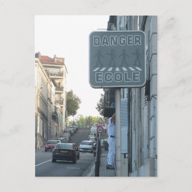 Danger! Postcard (Front)