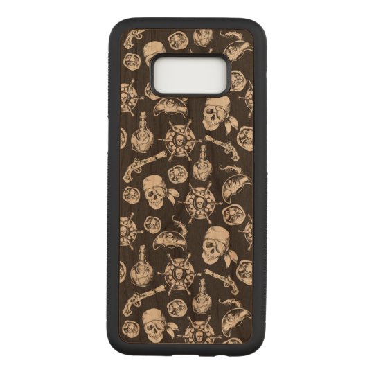 Danger Samsung Galaxy S8 Slim Cherry Wood Case