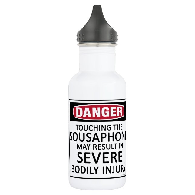 Danger Sousaphone 532 Ml Water Bottle (Left)