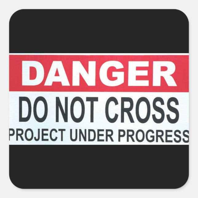 Danger Sticker (Front)