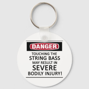 Danger String Bass Keychain