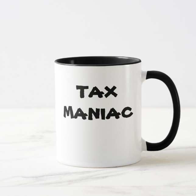 DANGER!.. TAX MANIAC - Tax Advisor Nickname Mug (Right)