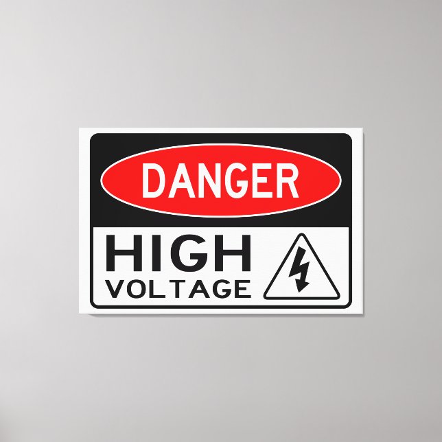 Danger très amusant Haute Volonté Panneau toile Im (Recto)