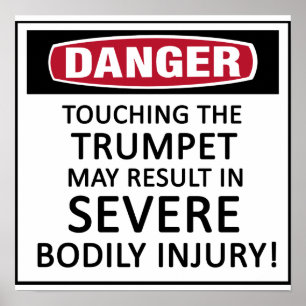 Danger Trumpet Poster
