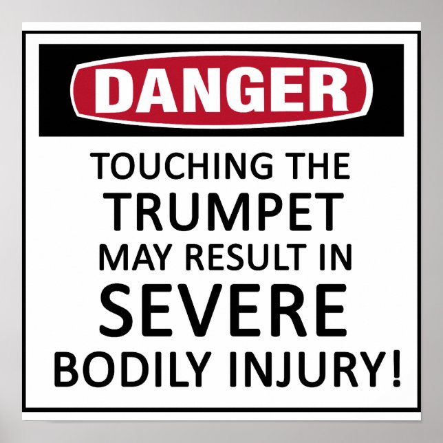 Danger Trumpet Poster (Front)