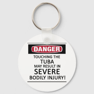 Danger Tuba Keychain