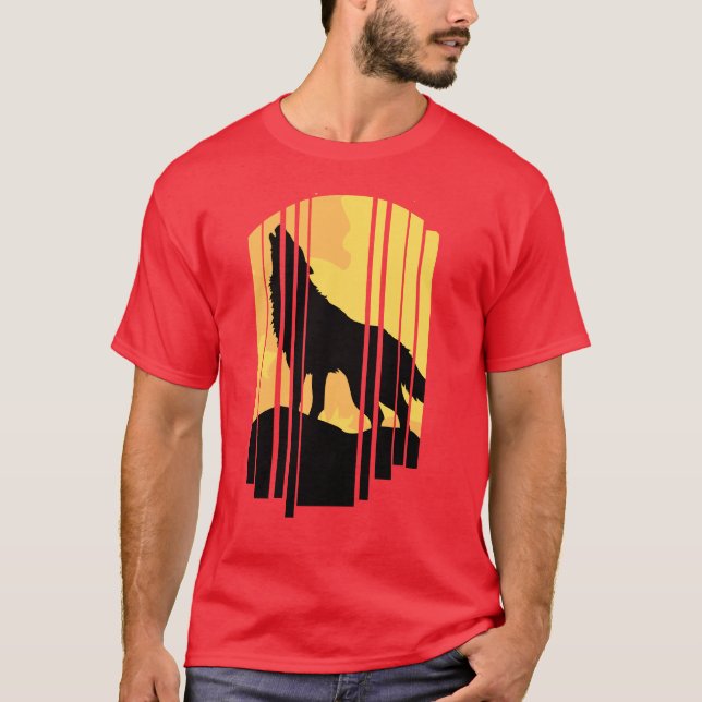 Danger Wolf- T-Shirt (Front)