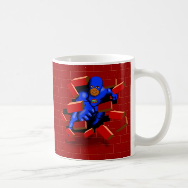 Dangerman Brickwall Crash Mug (Right)