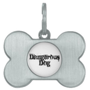 Dangerous Dog Pet Tag