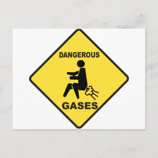 Dangerous Gases Postcard