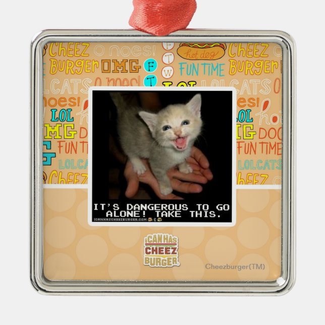 Dangerous Metal Ornament (Front)