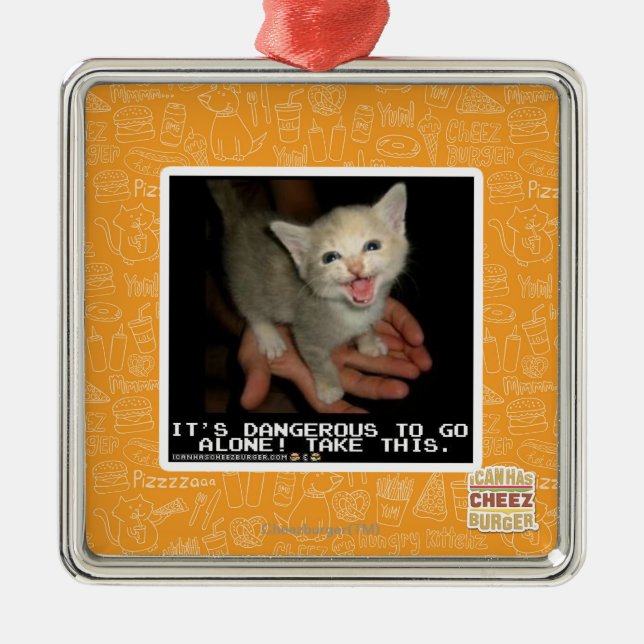 Dangerous Metal Ornament (Front)