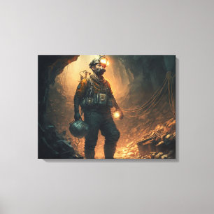 Dangerous Mines Canvas Print
