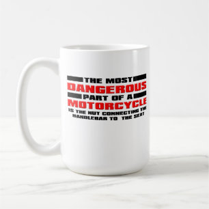 Dangerous Nut Funny Motorcycle Dirt Bike Motocross Coffee Mug