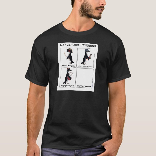 dangerous penguins T-Shirt (Front)