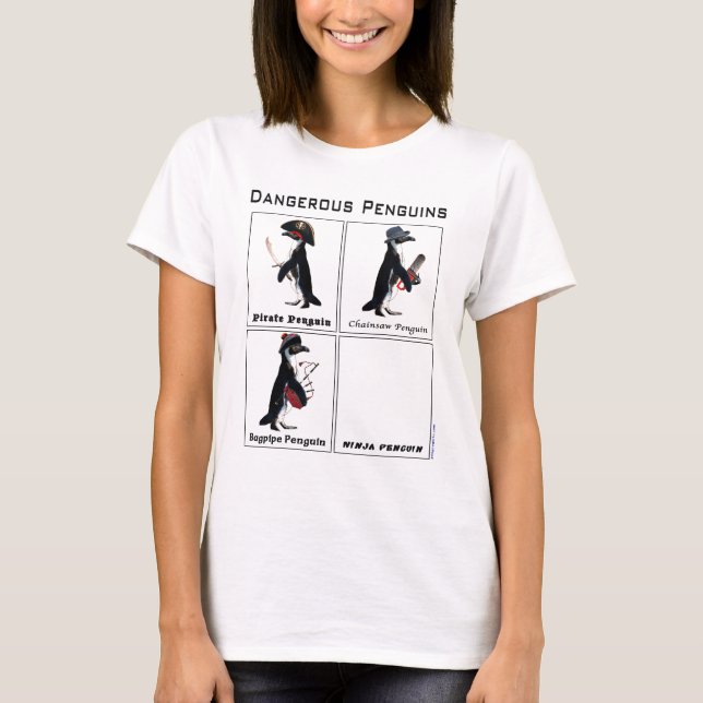 dangerous penguins T-Shirt (Front)
