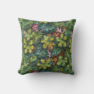 Dangerous Predator in the Tropics Throw Pillow