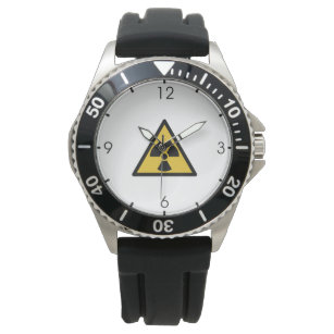 Dangerous Radiation Warning Symbol (Radioactivity) Watch