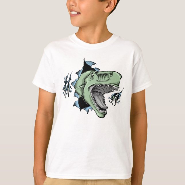 Dangerous Tyrannosaurus Dinosaur shirt (Front)