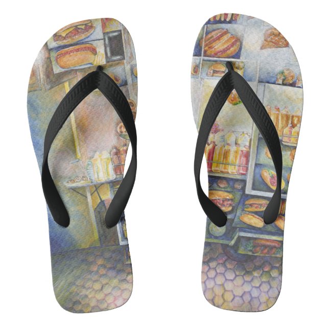 Dangerously Close To Fun Flip Flops (Footbed)