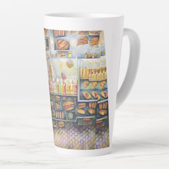 Dangerously Close To Fun Latte Mug (Right Angle)