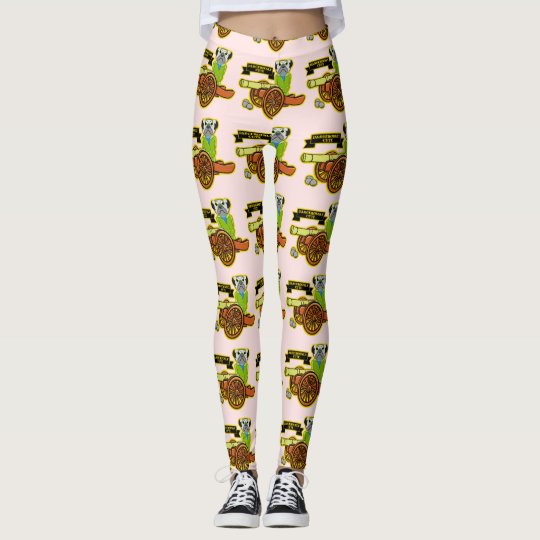 Dangerously Cute Pug Leggings