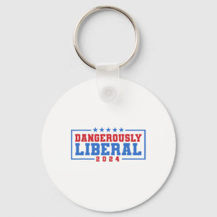 Dangerously Liberal Weak Failed Voting Keychain