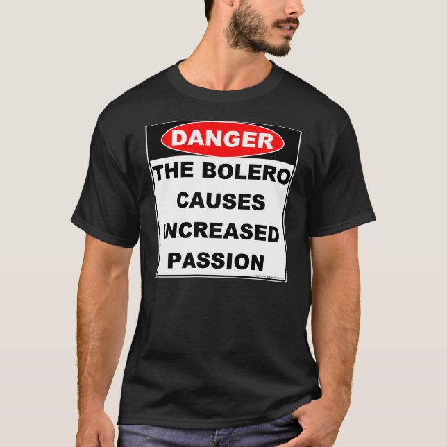Dangers du T-shirts de boléro (foncé) (Devant)